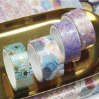 Starry Night Gold Foil Washi Tape Set