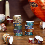 Dunhuang Series Gold Foil Washi Tape Set