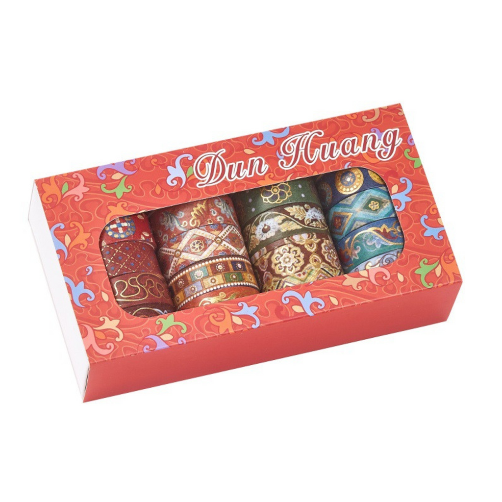 Dunhuang Series Gold Foil Washi Tape Set