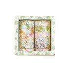 Floral Dream Gold Foil Washi Tape Set 12 Rolls, Green Floral Style Gift Box Display