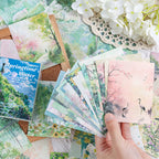 Decorative scrapbook paper sheets for journaling