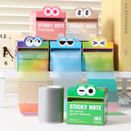 PET gradient pearl pull-out sticky notes in multiple colors