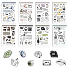 Daily Life & Pet PVC Sticker Set