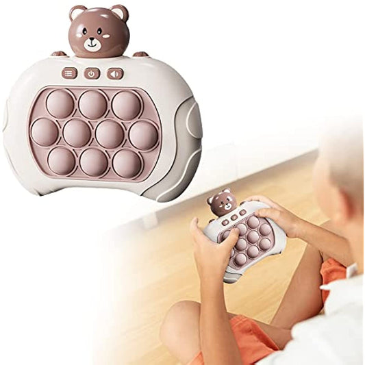 Decompression Breakthrough Puzzle Game Machine, Stress Relief Toys Puzzle Button Gopher Game Machine Palm Hands-on Speed Toys for Kids Adults 3+ Year Boys/Girls