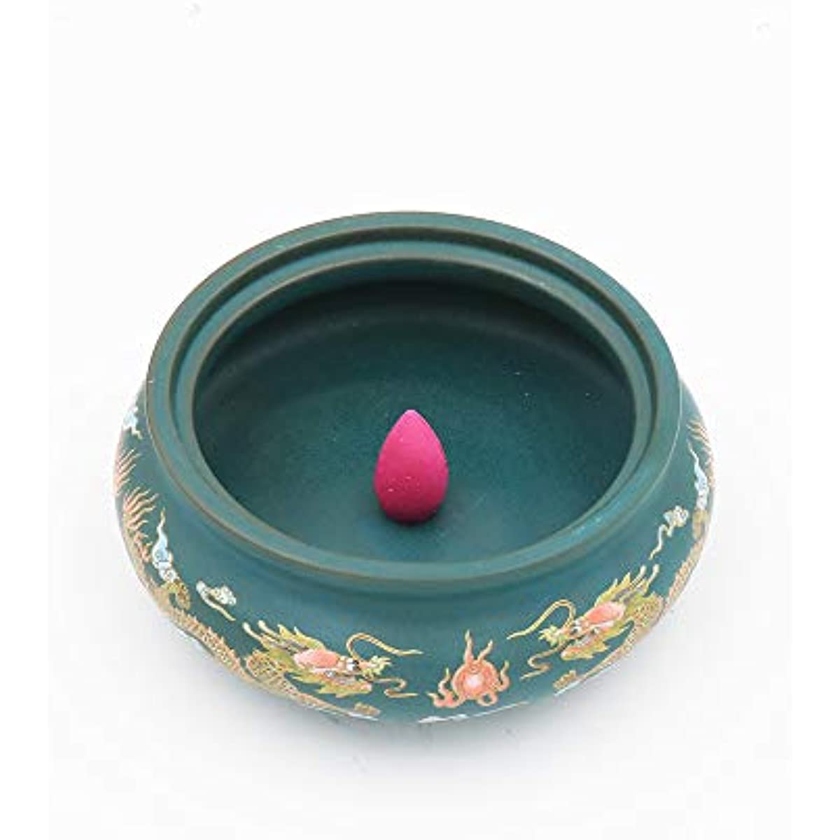 Ceramic Incense Burner Incense Coil, Incense Holder for Cones, Stick, Air Purification, Home Decoration, Aromatherapy, Meditation, Relaxation