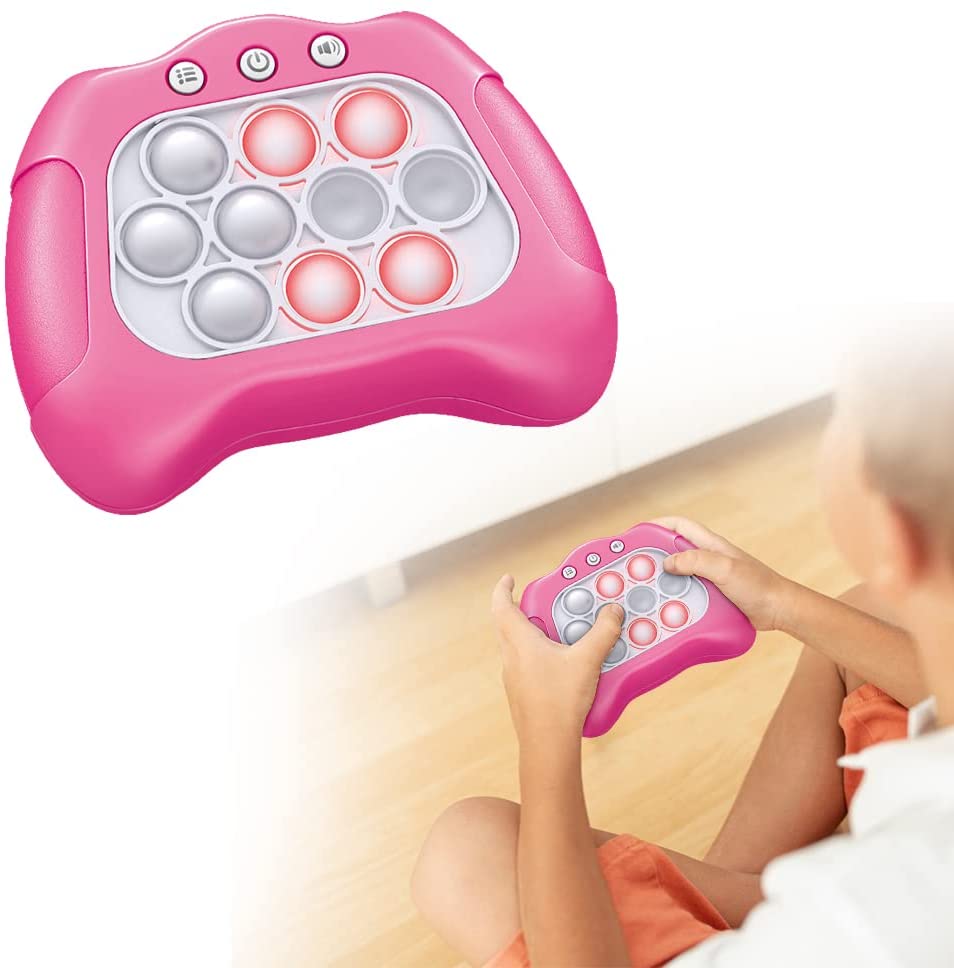 Decompression Breakthrough Puzzle Game Machine, Stress Relief Toys Puzzle Button Gopher Game Machine Palm Hands-on Speed Toys for Kids Adults 3+ Year Boys/Girls