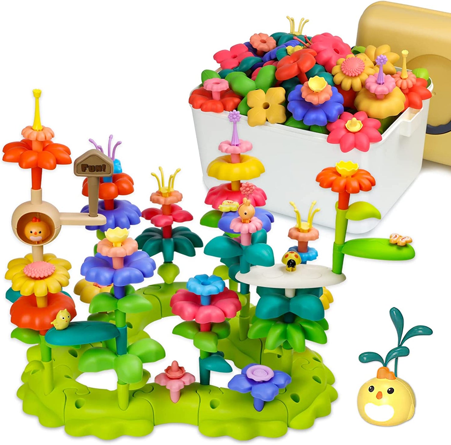 DIY Flower Garden Building Set, Educational Preschool Toys