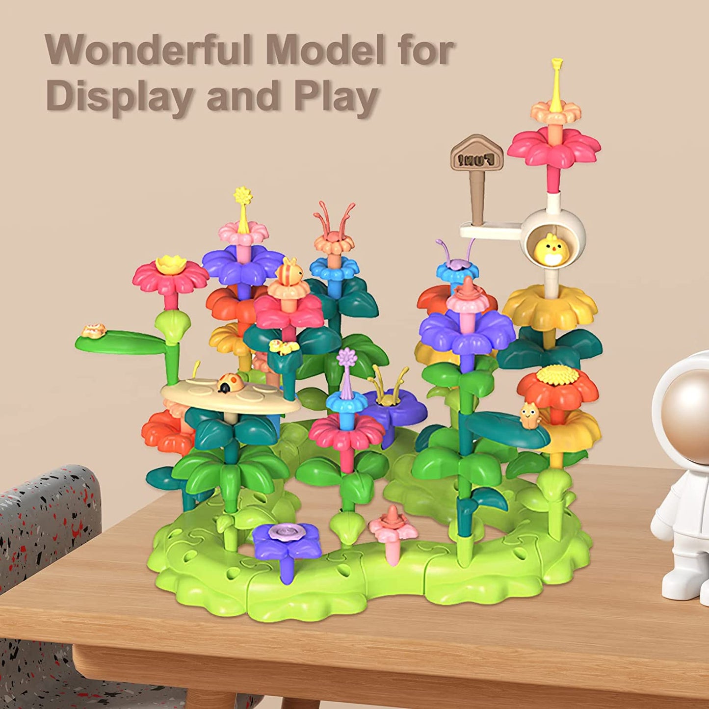 DIY Flower Garden Building Set, Educational Preschool Toys