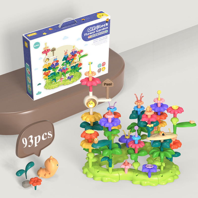 DIY Flower Garden Building Set, Educational Preschool Toys