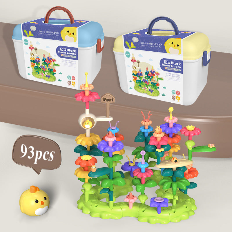 DIY Flower Garden Building Set, Educational Preschool Toys