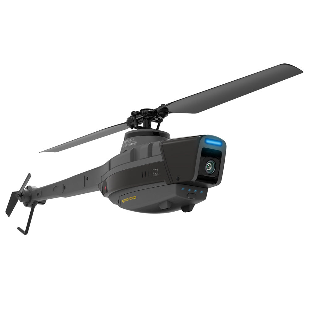 2.4G Remote Control Helicopter with 720P Camera, RC ERA 4CH 6-Axis Gyro, Altitude Hold, Optical Flow Localization, Flybarless RTF Sentry Helicopter, for Kids and Beginners